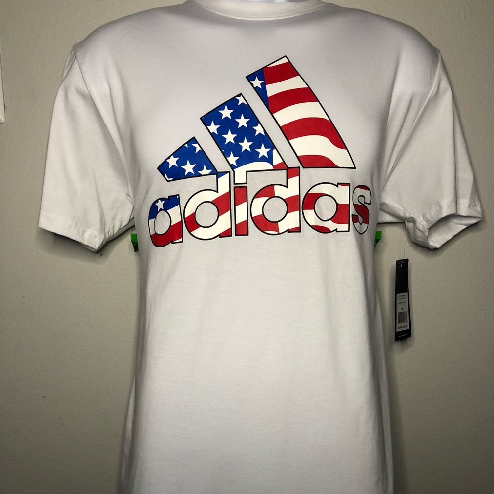 Adidas flag t-shirt